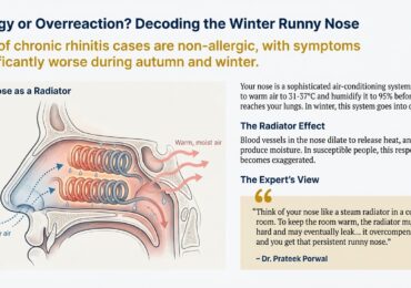 Nasal congestion post-nasal drip winter sardi naak band balgham
