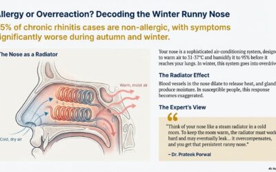 Nasal congestion post-nasal drip winter sardi naak band balgham