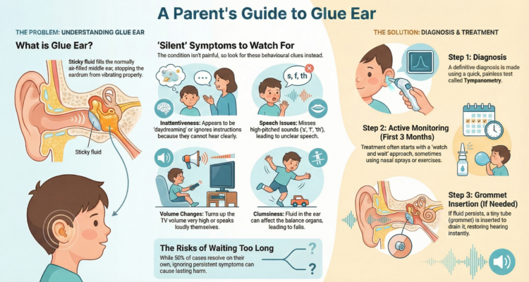Ear pain winter sardi kaan dard infection - glue ear treatment diagram for children and adults from PRIME ENT Center Hardoi